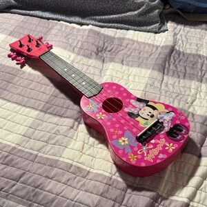 Disney Minnie Mouse Floral Pink Ukulele